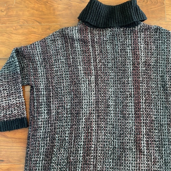 COPY - Pure Jill Knit Three Quarter Length Sleeve Cowl Neck Oversized Sweater - Picture 9 of 11